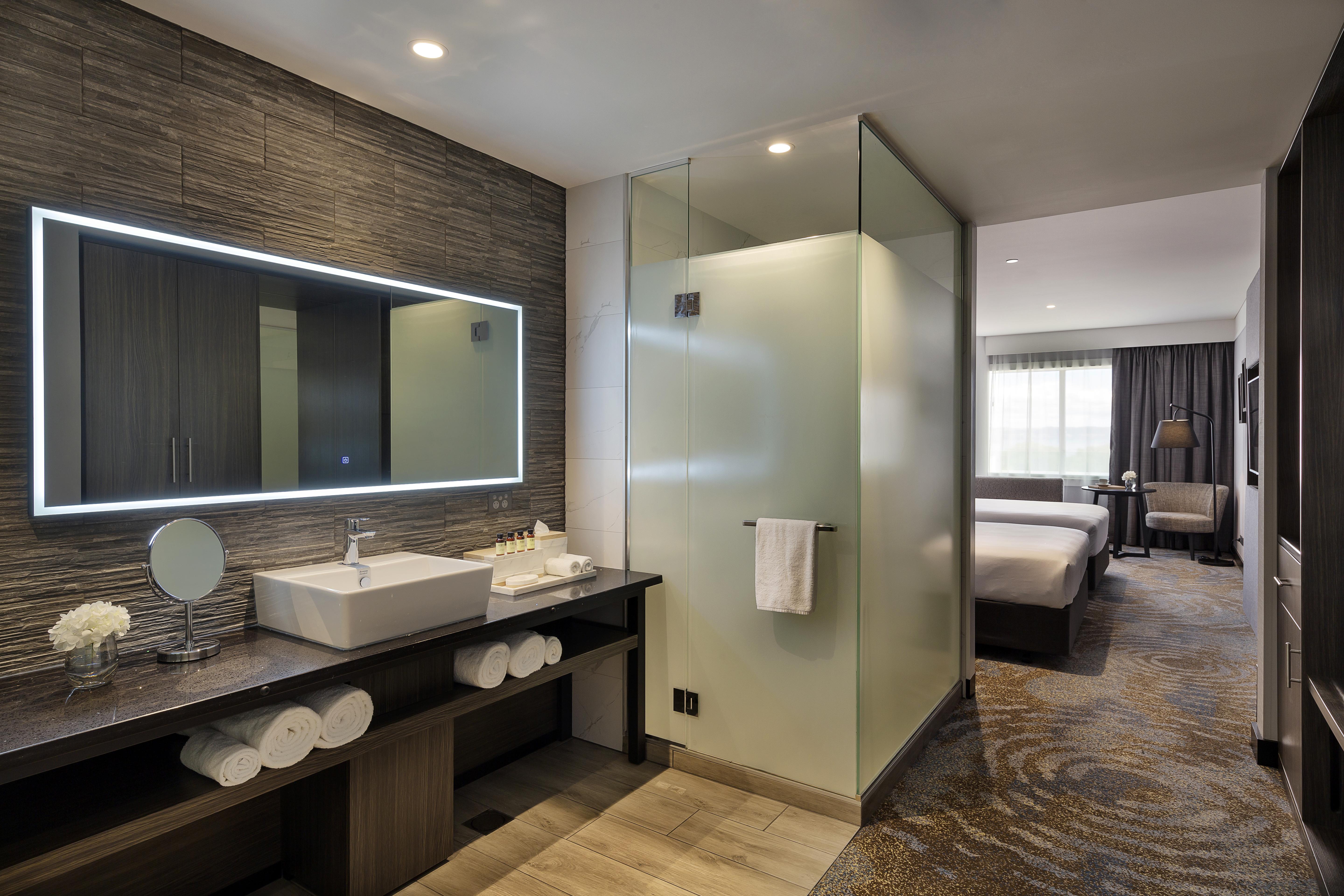 מלון Pullman רוטורואה מראה חיצוני תמונה A bathroom at the hotel